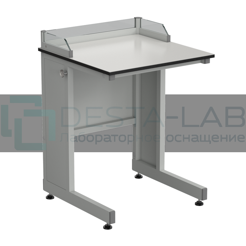 Стол ученический с бортиком 600х600х840, раб. поверхность - LABGRADE