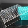 Штатив для хранения криопробирок 4 мл, 81 место, с крышкой, синий, Nest, Китай