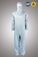 Комбинезон для чистых помещений, с капюшоном, с защитным экраном, застежка молния по ногам, ЛТО