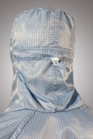 Комбинезон для чистых помещений, с капюшоном, с защитным экраном, застежка молния по ногам, ЛТО