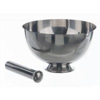 Ступка ручная стальная, 2000 мл, d 200 мм, 1 шт., Bochem