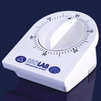 Таймер лабораторный ISOLAB, механический, 93 x 75 x 59 мм