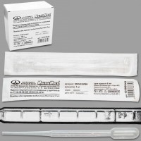 Пипетка для переноса жидкостей (Пастера) 2 мл, стер, п/эт, инд.уп., уп 100 шт, ТУ 32.50.50-029-29508133-2018