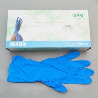 Перчатки HIGH RISK латексные смотровые диагностические нестерильные , р-р М (SFM , Германия), уп. 25 пар