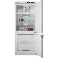 Холодильник комбинированный лабораторный ХЛ-250 ПОЗиС (170/80 л) с металлическими дверями