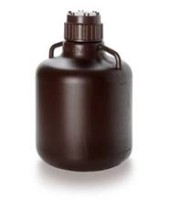 Фляга 10 л, ПЭ, с крышкой, круглая, с ручками, темная, 1 шт/уп, 6 шт/кор, Thermo FS