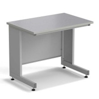 Стол пристенный ЭКРОС 900х600х750 мм, раб. поверхность - МОНОЛИТНЫЙ КЕРАМОГРАНИТ с ПВХ кромкой