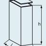 Бюкс DURAN Group 250x140x250 мм, для взвешивания, прямоугольный, с крышкой, стекло