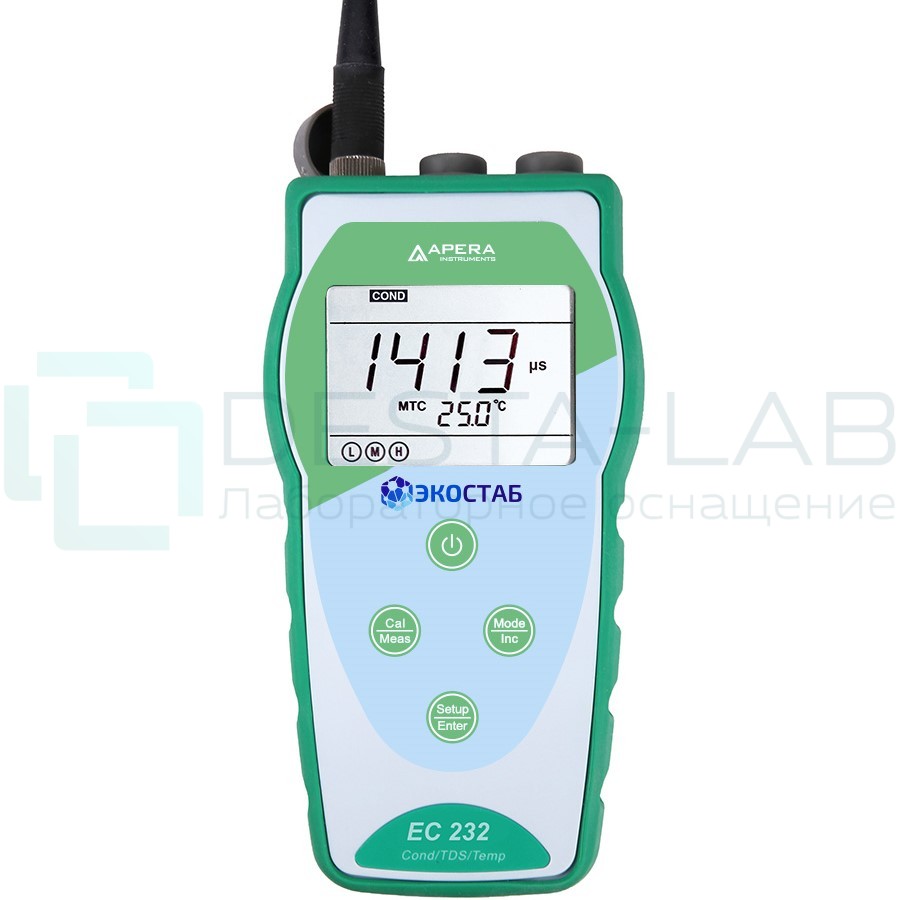 Кондуктометр портативный ЭКОСТАБ EC232 (без электрода)