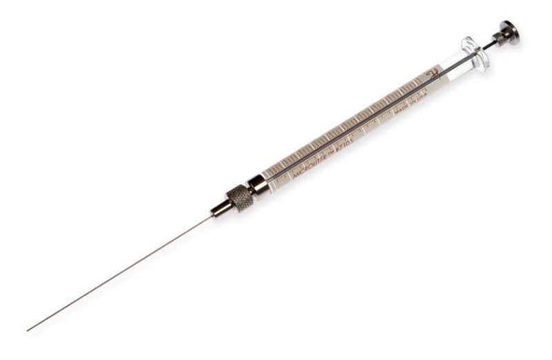 Шприц микролитровый Hamilton 5 мкл, 7105 KH, Knurled Hub Needle, 24 gauge, 2.75 in, point style 3