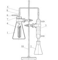 Аппарат для определения летучих кислот со штативом ГФ 2.784.224