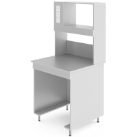 Физический лабораторный стол со столешницей из химстойкого пластика НВ-800 ПСП