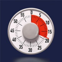 Таймер лабораторный ISOLAB, механический, Ø 150 мм