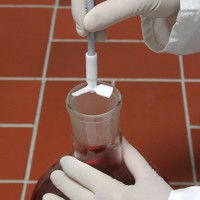 Перемешивающий элемент Bohlender минипропеллер, длина 350 мм, 25 х 8 х 2 мм, PTFE