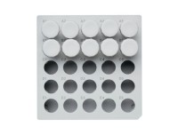 Штатив для пробирок 5 мл, 25 мест, полипропилен, прозрачная крышка, 4 шт./уп., Eppendorf