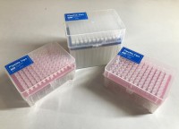 Наконечники до 200 мкл, стерильные, свободные от ДНКаз, РНКаз, с фильтром, короткие, Servicebio, Китай (аналоги арт. 312012, Nest, Китай; арт. FT-200-R-S-1TR, арт. IBA-0200R-SDRF-1TR, Neofroxx)