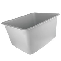 Большая лабораторная раковина-мойка Stegler RM-490G (полипропилен, внутр 490×390×290, габариты 550х450х310)