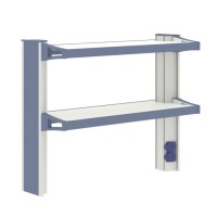 Стеллаж низкий к пристенному столу ЛАБ-PRO СТПн 90.27.70