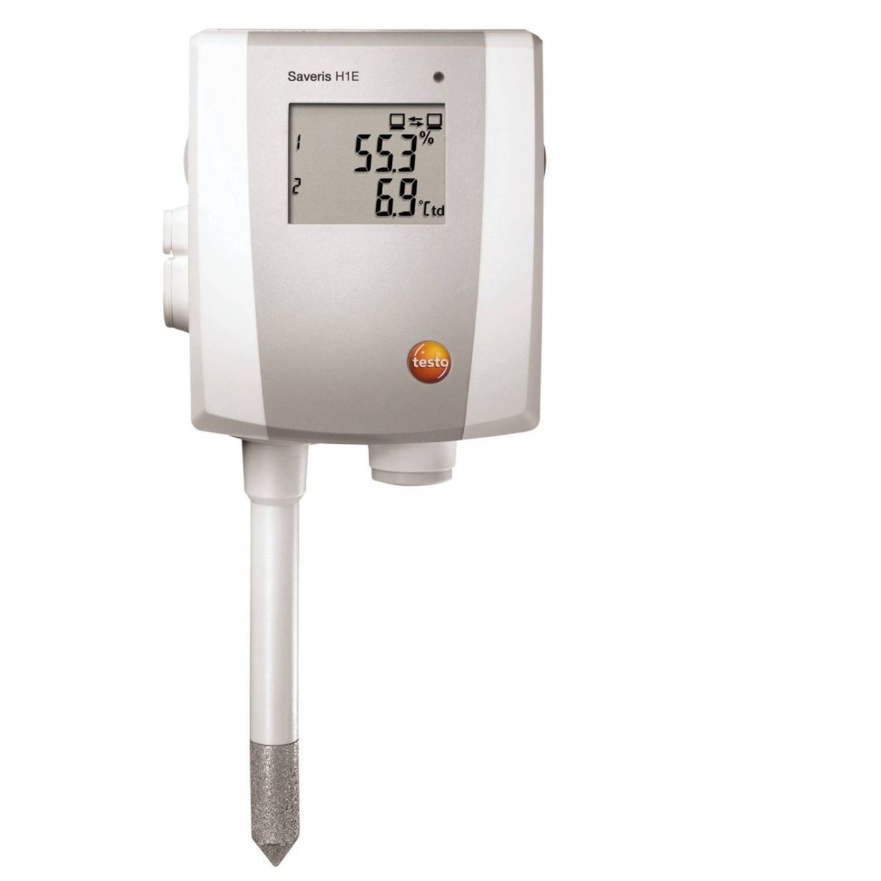 testo Saveris H1 E - 2-канальный Ethernet зонд температуры/влажности, с дисплеем