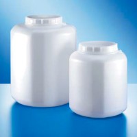 Контейнер Kautex широкогорлый 5000 мл, HDPE, многогранный, Ø 120 мм, естественный цвет, с винтовой крышкой