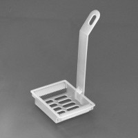 Штатив для приготовления микропрепартов, 87*73*162 мм., для 20-ти предм. стекол 26*76*1 мм., Аптака