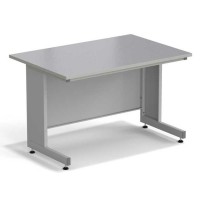 Стол пристенный ЭКРОС 1200х800х750 мм, раб. поверхность - МОНОЛИТНЫЙ КЕРАМОГРАНИТ с ПВХ кромкой