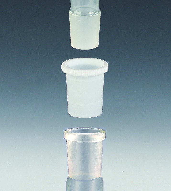 Уплотнительная вставка Bohlender с зажимным кольцом, NS 14/23, PTFE