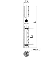 Трубка сорбционная эскиз 2-680