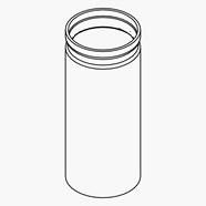 Стеклянные пробирки с фриттой, длинные к анализаторам HydrolExH-506 и UniversalExtractor E-800, 6 шт./уп., Buchi