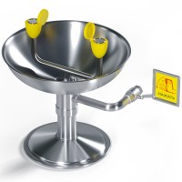 Аварийный душ для промывки глаз настольный, DION