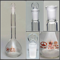 Колба 2-250-2 мерная, с пришлифованной пробкой 14/23