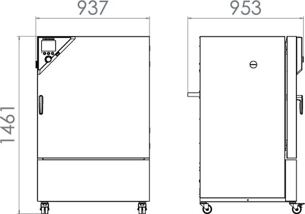 Термостат с охлаждением Binder KB 240, объём 247 литров