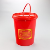 Контейнер одноразовый для сбора органических отходов класса В МК-02 &quot;МедКом&quot;, объем 3,0 л