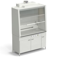 Шкаф вытяжной с подводом воды и электрикой 1520х750х2160 мм, раб. поверхность - LABGRADE