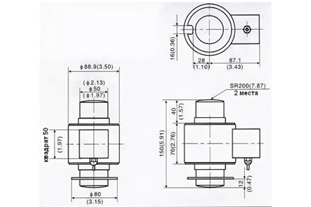 Zemic BM14G-C3-10t-15B - Тензодатчики