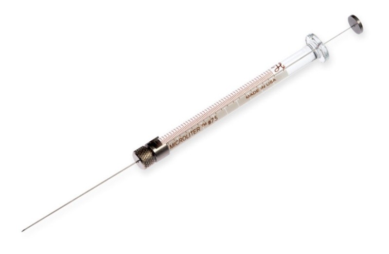 Шприц микролитровый Hamilton 5 мкл, 75 RN, Small Removable Needle, 26s ga, 2 in, point style 2