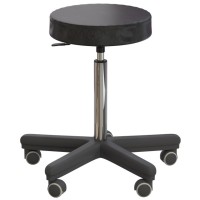 Табурет офисный на роликах (410-540 мм) (кожзам)