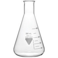 Колба Эрленмейера RASOTHERM 300 мл, узкогорлая, с градуировкой, стекло