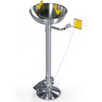 Аварийный душ для глаз напольный, DION