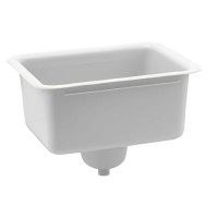 Средняя лабораторная раковина-мойка Stegler RM-380-180 (полипропиленовая, 440×330×200)