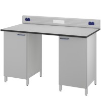 Стол для хроматографа с двумя тумбами ЛАБ-PRO СХ-Т2 150.80.90/105 LA