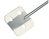 Перемешивающий элемент лопастной, квадратный, 3 отверстия, 70х70 мм, длина 450 мм, нержавеющая сталь, BR 13, Heidolph