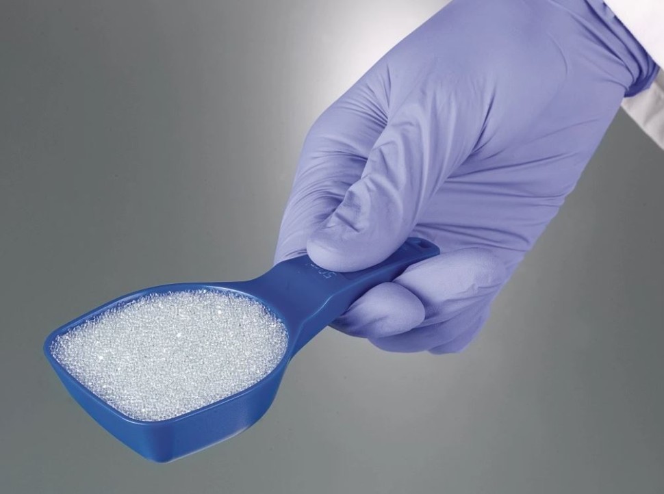 Мерная ложка Bürkle SteriPlast синяя, объём 0,5 мл стерильная, 100 шт/упак