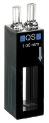 Кювета абсорбционная Hellma 170-QS кварцевая, оптический путь 1 мм, проточная