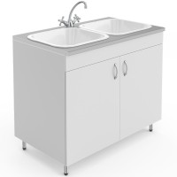 Стол-мойка НВ-1000 МД-Б без сушилки (1000×600×850)