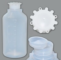 Бутылка градуированная 500 мл, с узким горлом, с крышкой, п/эт, Кartell