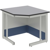 Стол угловой к низкому лабораторному столу ЛАБ-PRO СУ 90/65.90/65.75 LA