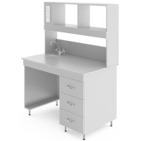 Химический лабораторный стол со столешницей из ЛДСП НВ-1200 ПЛХ