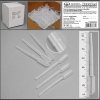 Пипетка для переноса жидкости (Пастера) 0,5 мл н/стер, уп. 1000 шт., ТУ 32.50.50-028-29508133-2019