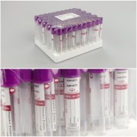 Пробирка вакуумная с К3-ЭДТА и разделительным гелем, 10 мл., 16×100 мм., фиолетовый, ПЭТФ, уп. 100 шт